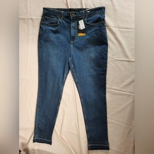 NWT Lee Women's Skinny High Rise Heritage Blue Jeans 16M